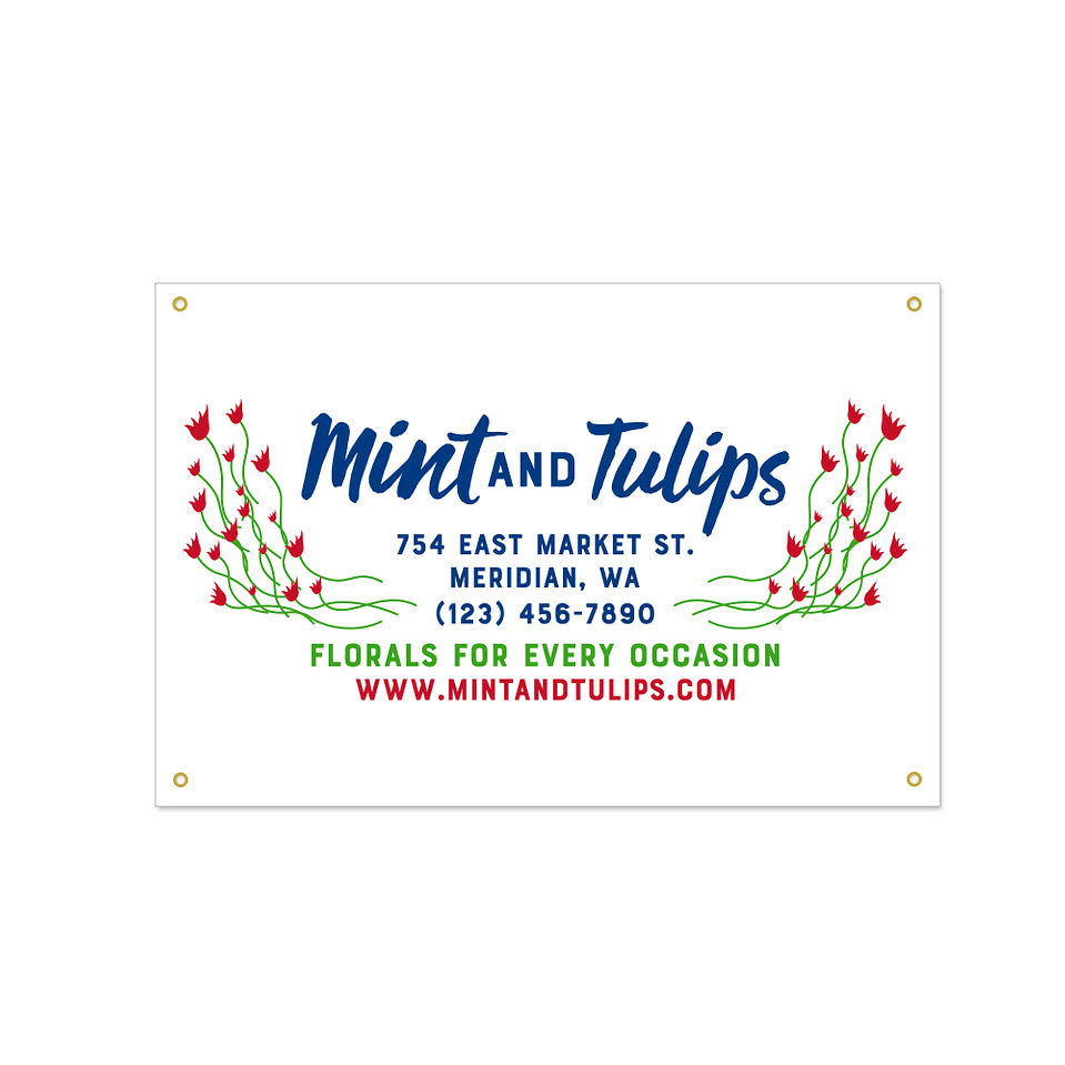Full Color 3' x 2' Vinyl Banner