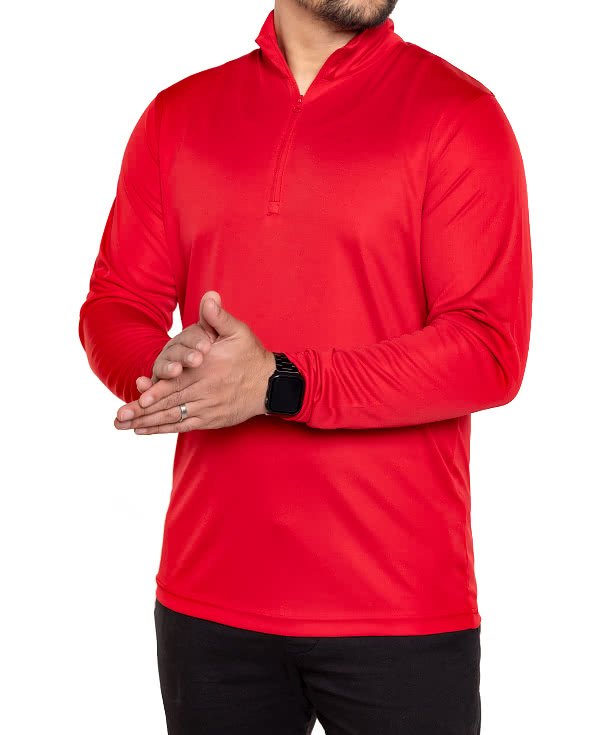 Clique by Cutter & Buck Spin Eco Half Zip Performance Shirt