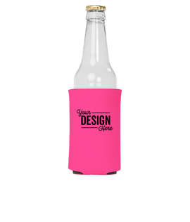 Foldable Bottle Cooler - Color: Neon Pink