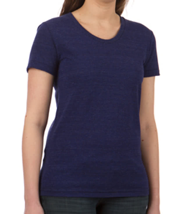 American Apparel USA-Made Juniors Tri-Blend T-shirt