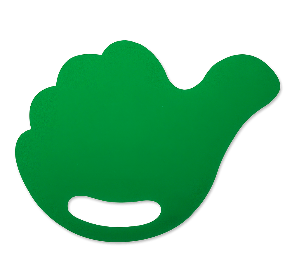 Thumbs Up Plastic Hand Fan with Handle-default