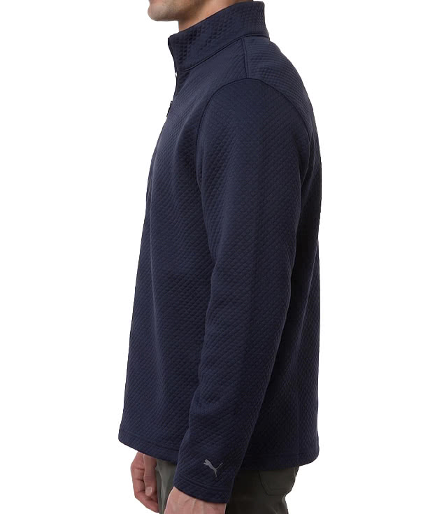 Puma Golf Pebble Recycled Midweight Performance Quarter Zip Pullover