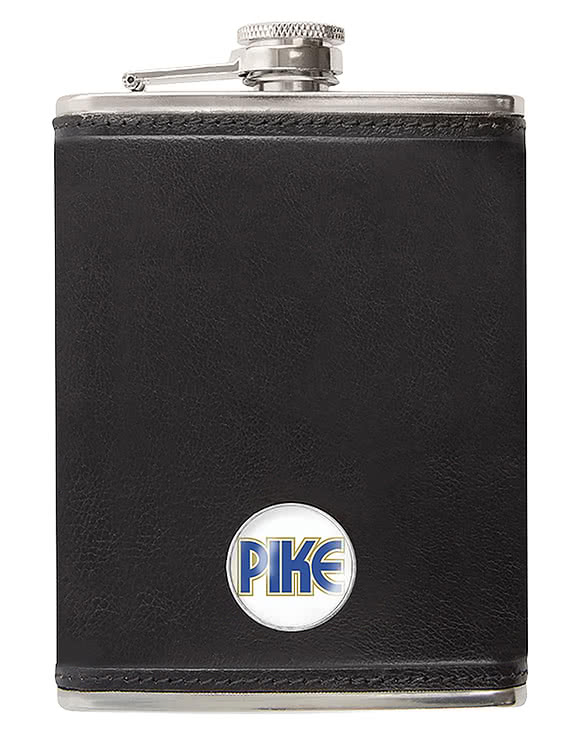 Ahead Leather Flask