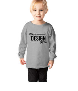 Bella + Canvas Toddler Jersey Long Sleeve T‑shirt