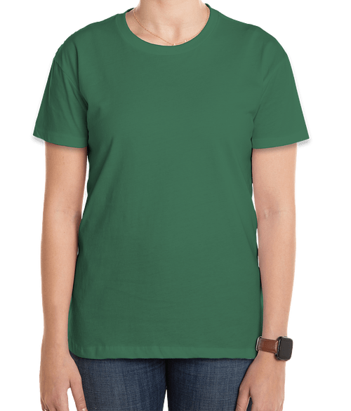 Next Level Women's Jersey Crewneck T-shirt in Royal Pine