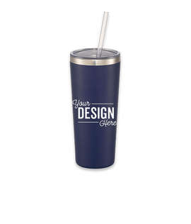 22 oz. Thor Copper Vacuum Insulated Tumbler - Color: Navy