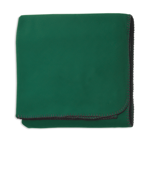 Brushed Fleece Stadium Blanket in Hunter Green