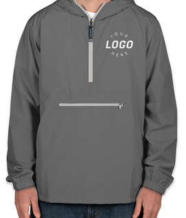 Charles River Pack-N-Go Hooded Packable Anorak - Embroidered
