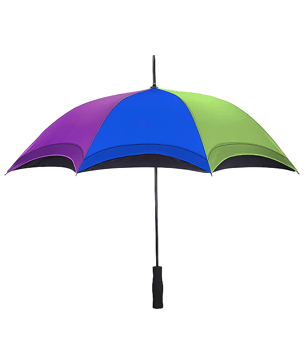 46" Arc Auto Open Rainbow Umbrella