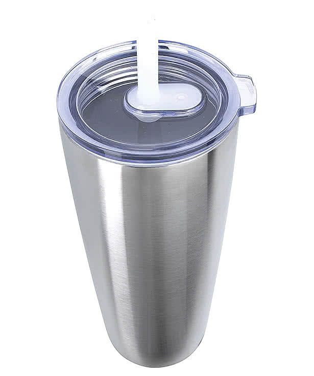 Koozie® Full Color 30 oz. Built-in Straw Vacuum Tumbler