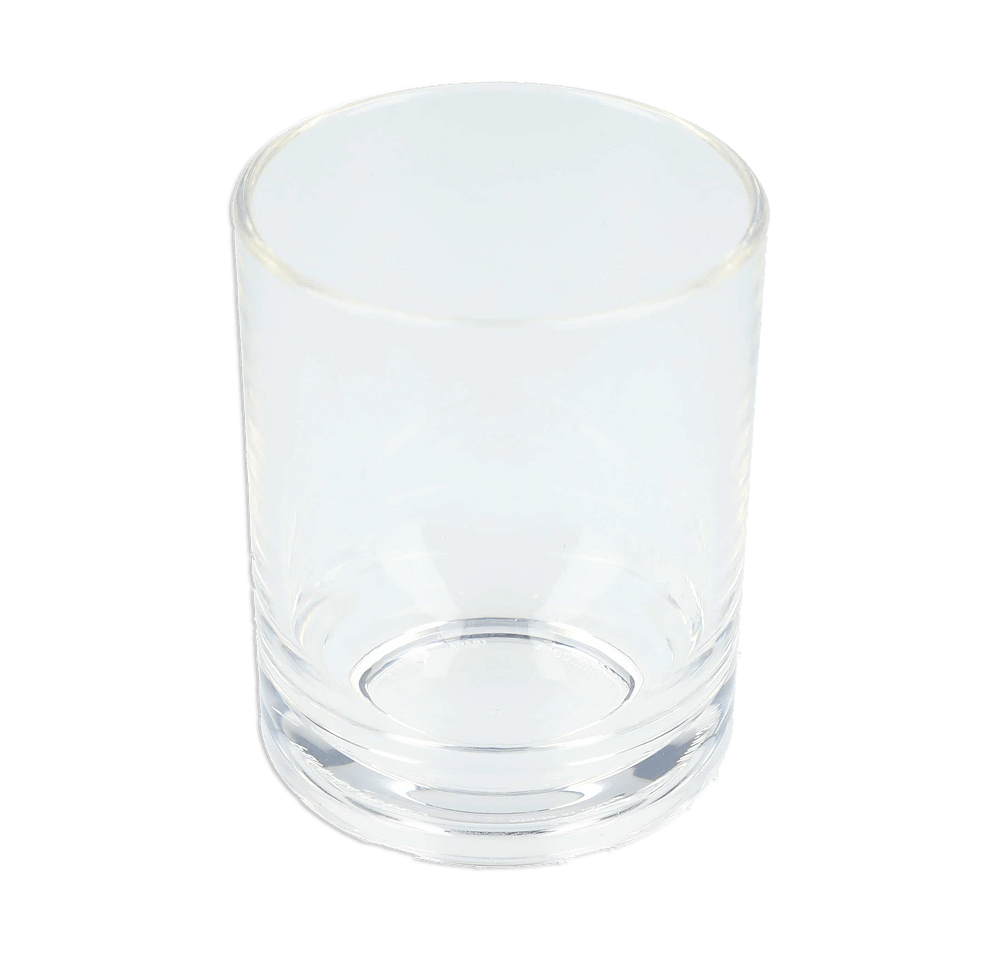 Silipint Laser Engraved 12 oz. Silicone Clear Rocks Glass-default