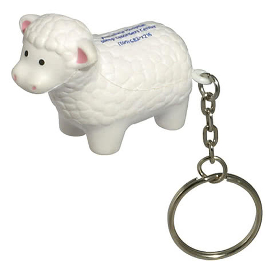 Sheep Stress Reliever Keychain