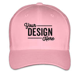 Yupoong Twill Flexfit Hat - Color: Pink