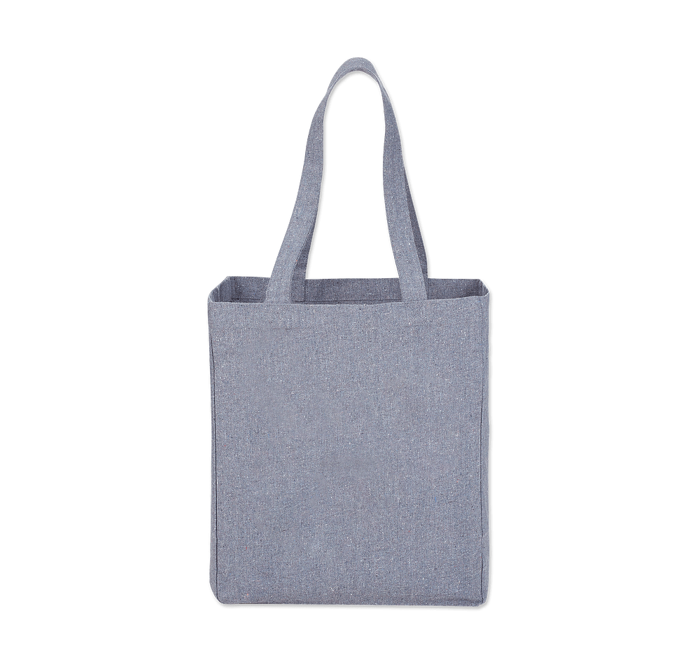 Small Recycled Cotton Grocery Tote Bag-default