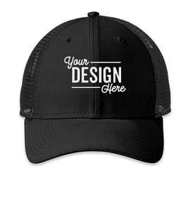 New Era Recycled Snapback Trucker Hat - Color: Black