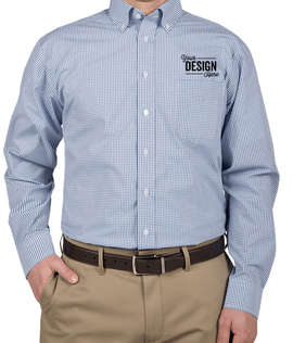 Devon & Jones Gingham Dress Shirt - Color: French Blue