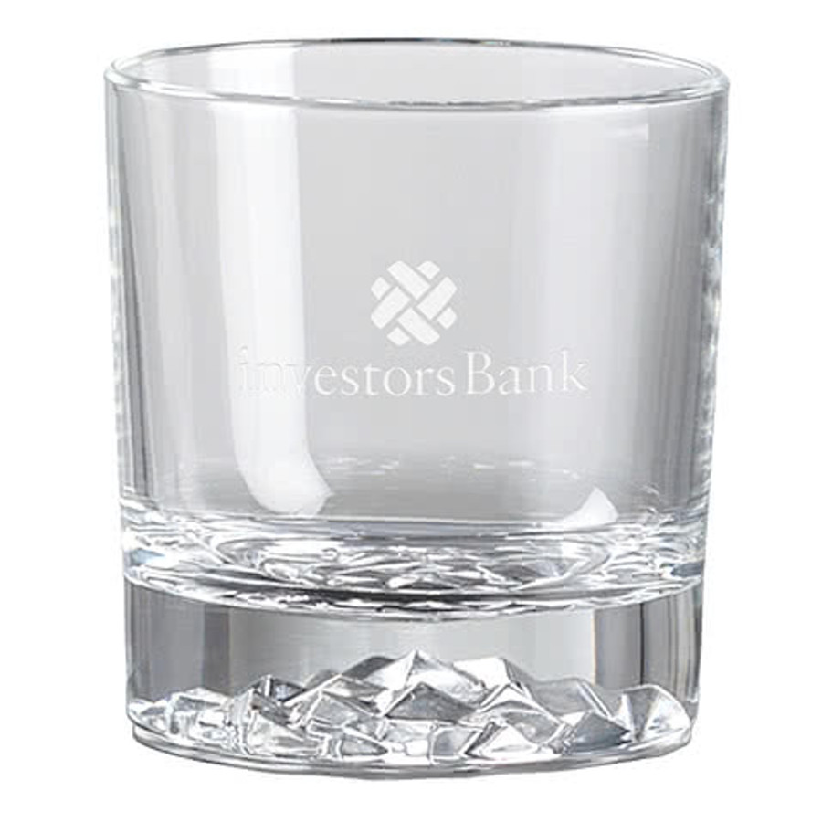 Laser Etched 11.5 oz. Cassidy On-the-Rocks Glass in Clear