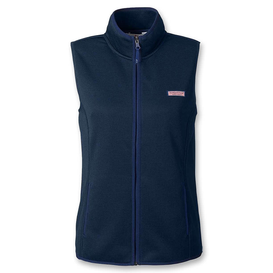 Vineyard Vines Women's Mountain Sweater Fleece Vest