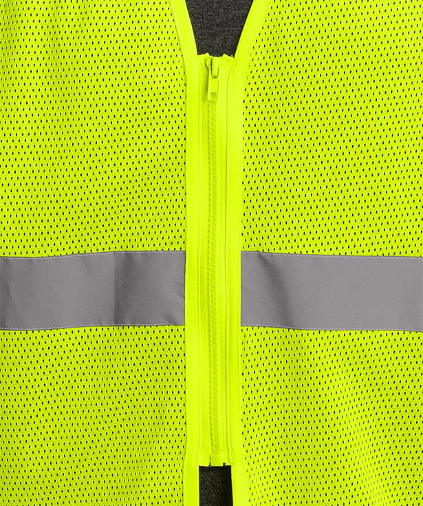 CornerStone Class 2 Economy Zippered Mesh Safety Vest