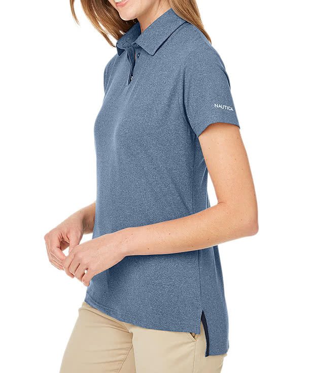 Nautica Women's Saltwater UPF 40 Performance Polo