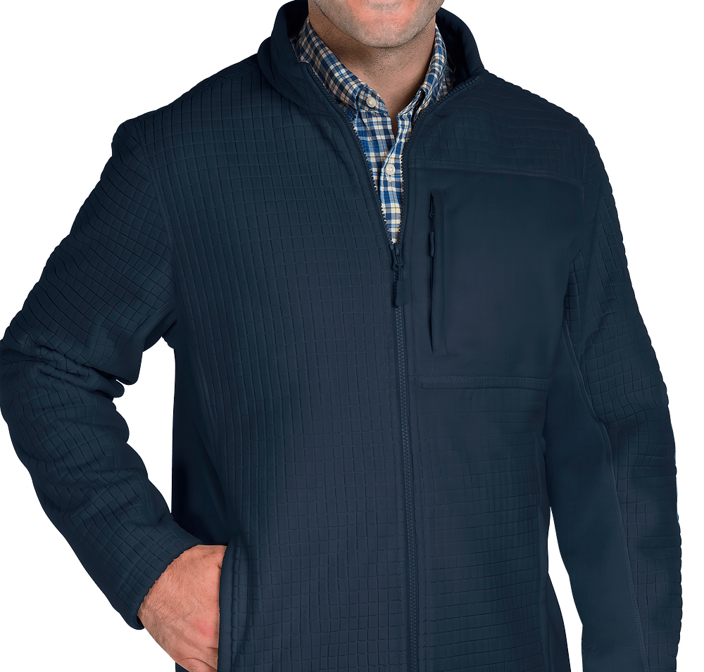 Charles River Terrain Textured Fleece Jacket-default
