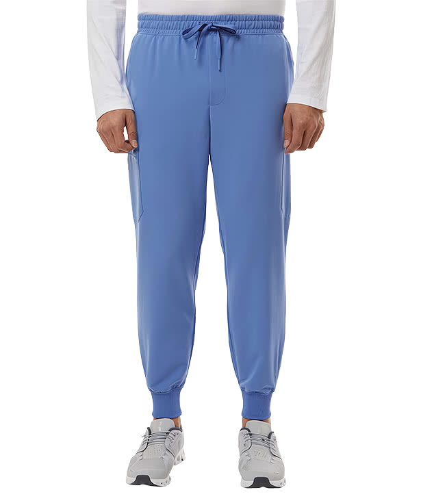 Jaanuu Osmo Eight-Pocket Jogger Scrub Pant - Embroidered