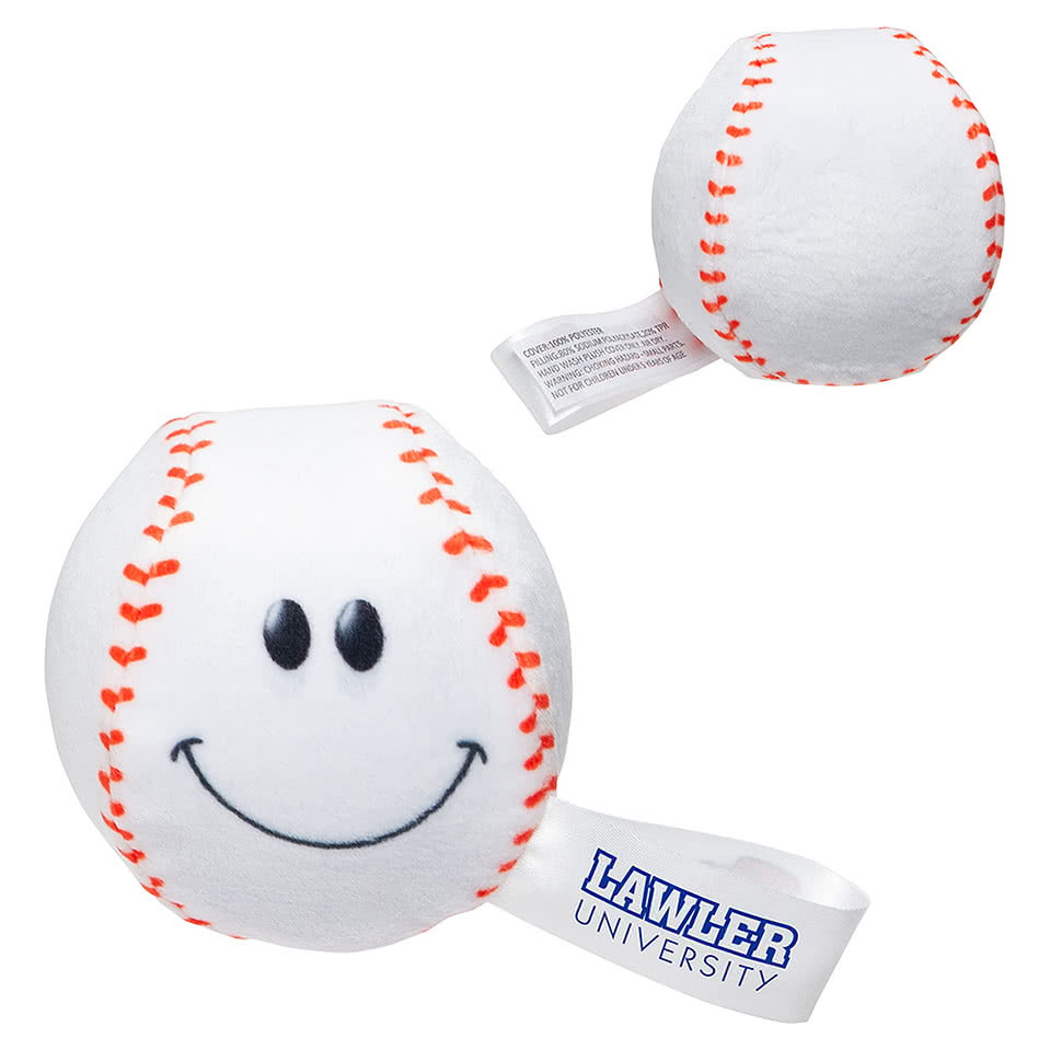 Stress Busters Baseball Plush Gel Stress Reliever