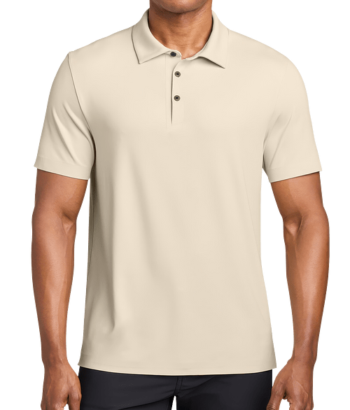 MiiR Alta UPF 50 Recycled Performance Polo in Alabaster