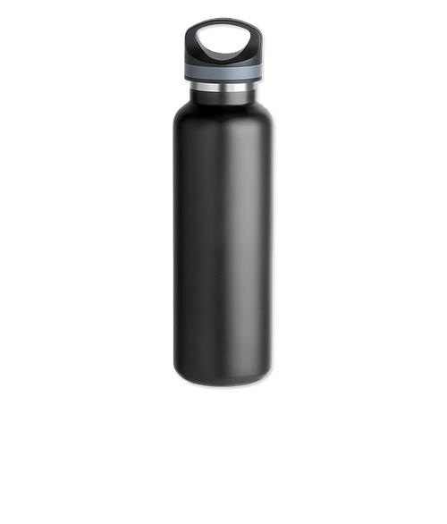 20 oz. Basecamp Tundra Stainless Steel Insulated Water Bottle in Black