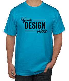 Canada - Anvil Jersey T-shirt - Color: Caribbean Blue