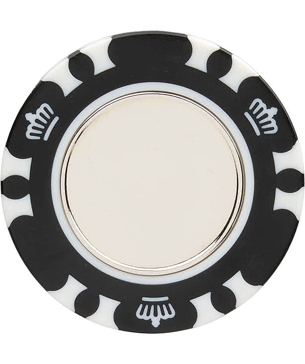 Full Color Recycled Poker Chip with Metal Ball Marker