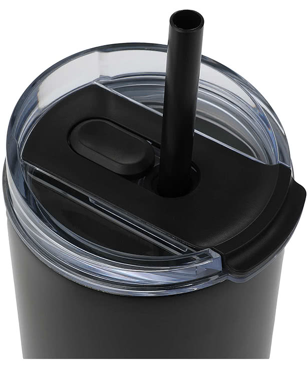 24 oz. Laser Engraved Auxo Insulated Tumbler with Straw