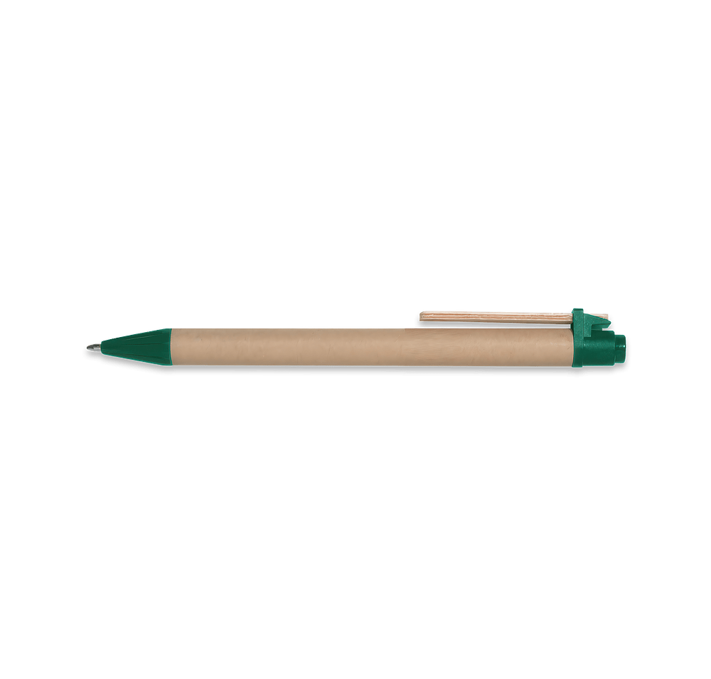 Eco-Inspired Paper Barrel Ballpoint Pen (black ink)-default