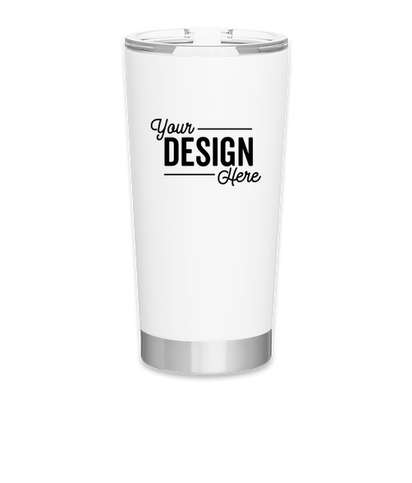 20 oz. Frost Stainless Steel Vacuum Insulated Tumbler - White