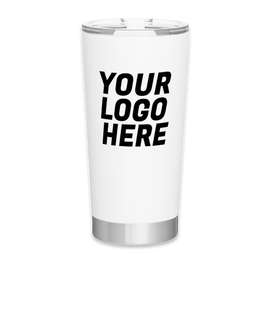 20 oz. Frost Stainless Steel Vacuum Insulated Tumbler - Color: White