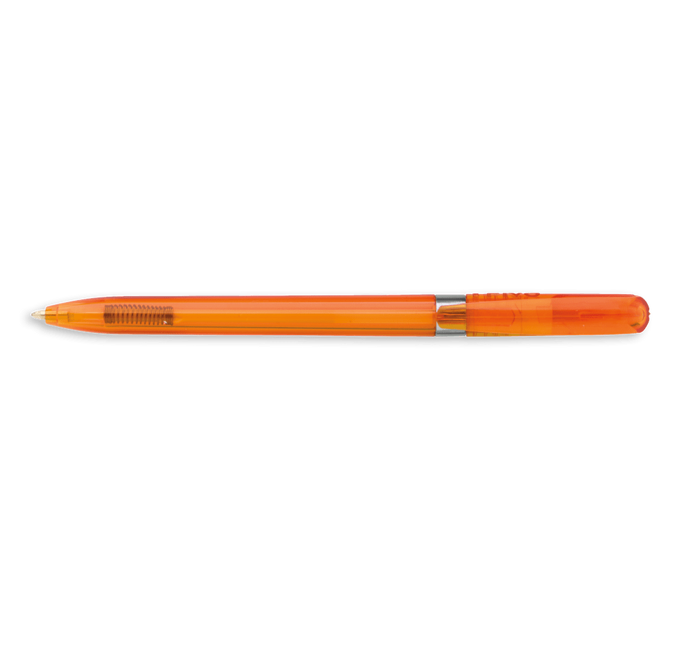 Pivo Clear Chrome Ballpoint Pen (black ink)-default