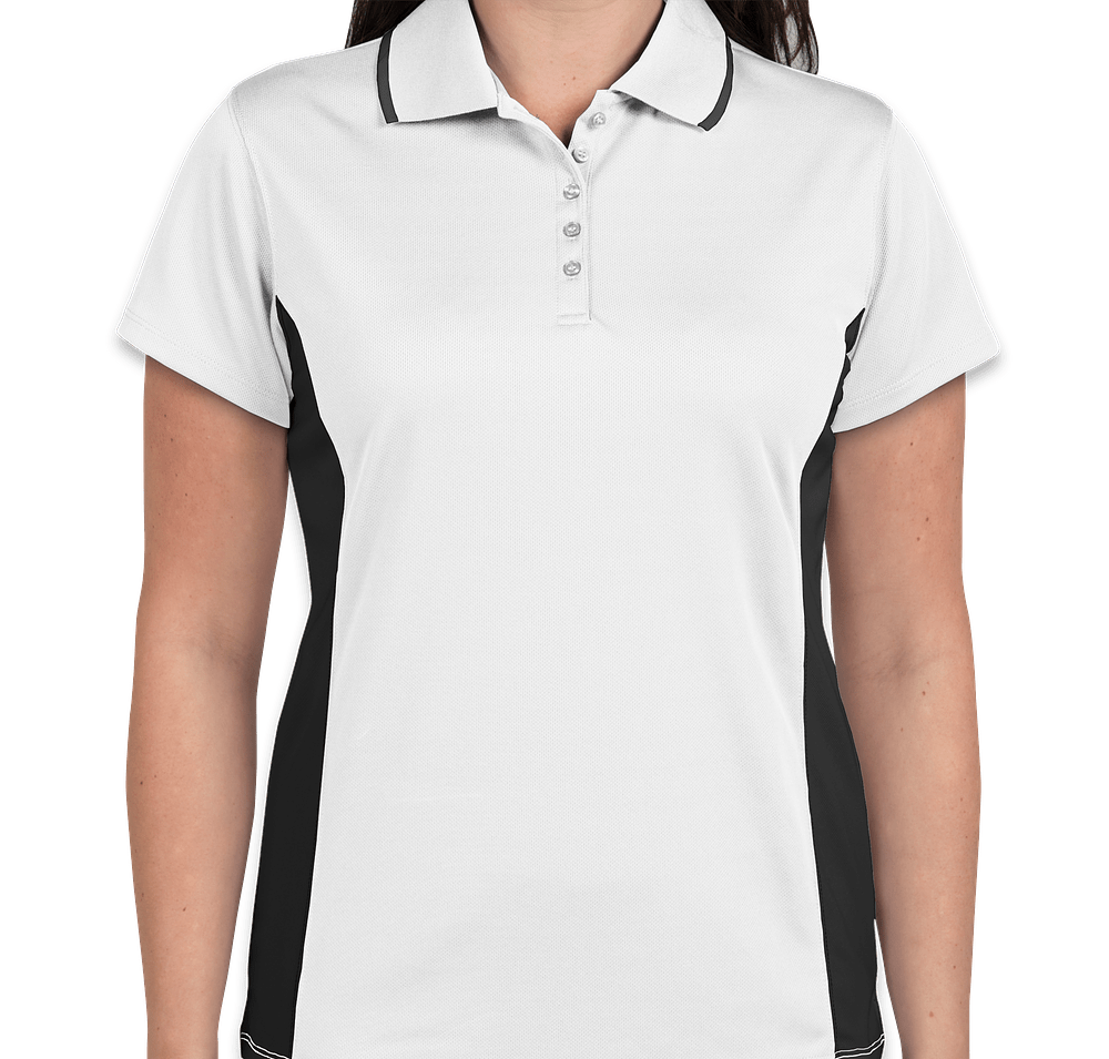 Charles River Women's Tipped Pique Performance Polo-default