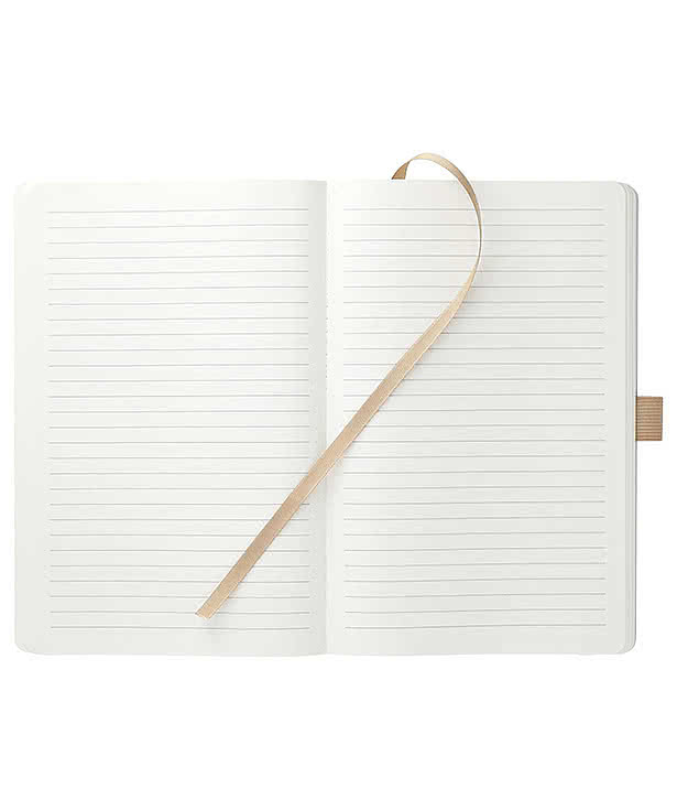 JournalBooks ® Debossed FSC Mix Soft Cover Bound Notebook