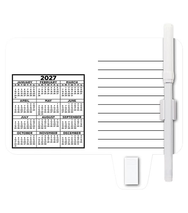 Calendar / Memo Magnet with Clip