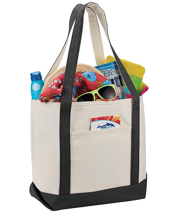 Medium 100% Cotton Tote Bag