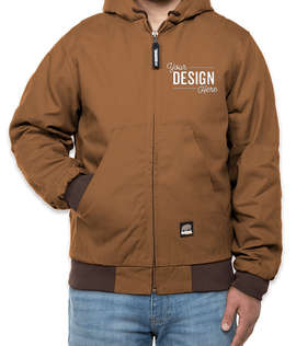 Berne Heritage Cotton Duck Hooded Jacket - Color: Brown Duck
