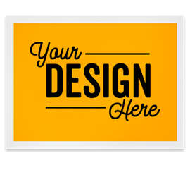 Full Color 24" x 18" Sign - Color: Athletic Gold