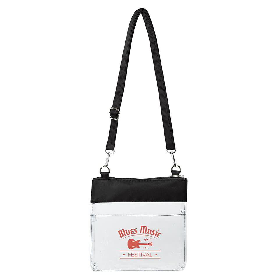 All Access Clear Crossbody Tote Bag with Detachable Strap