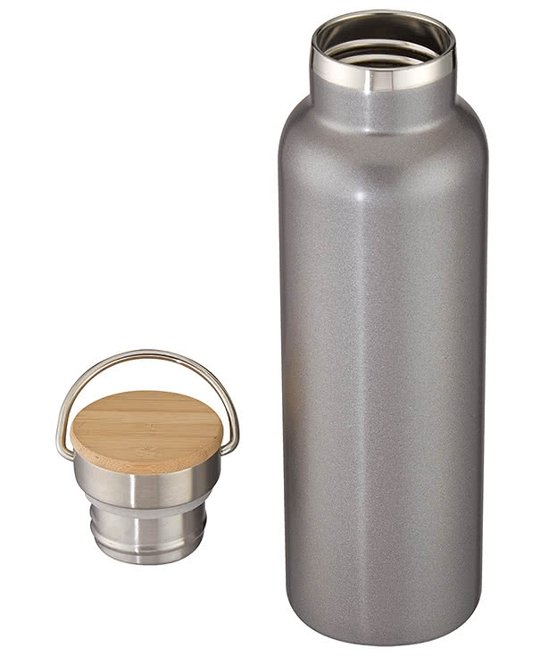 21 oz. Tipton Stainless Steel Water Bottle with Bamboo Lid