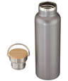 21 oz. Tipton Stainless Steel Water Bottle with Bamboo Lid