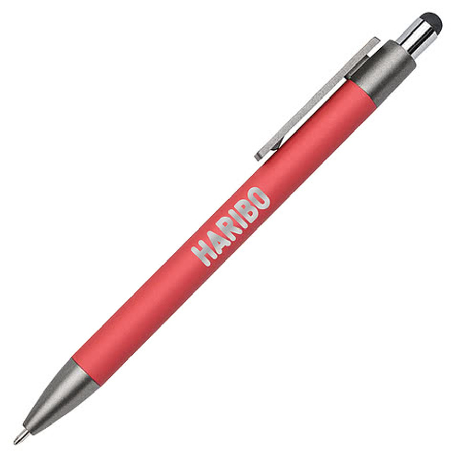Hughes Metal Pen w/Wood Clip in White