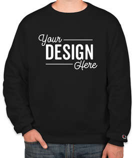 Champion Powerblend Crewneck Sweatshirt - Color: Black