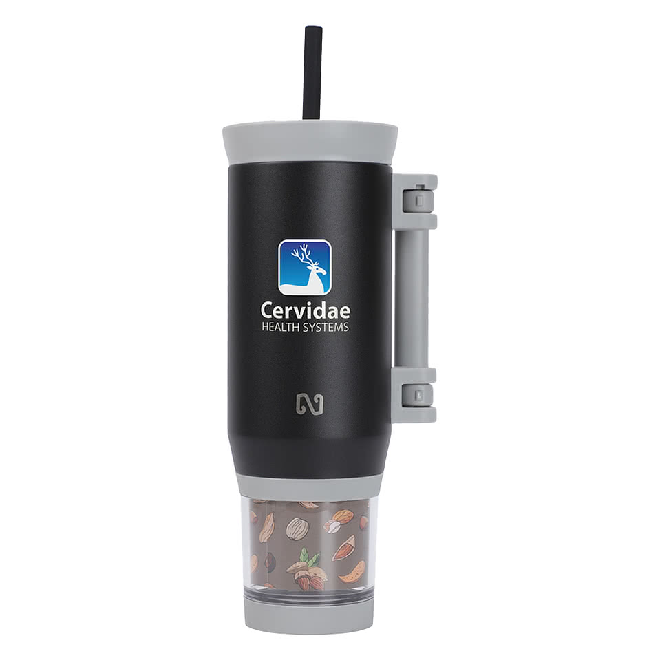 NAYAD 23 oz. Quest Insulated Tumbler with Foldable Handle & Snack Cup