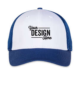 New Era Contrast Snapback Trucker Hat - Color: White / Royal