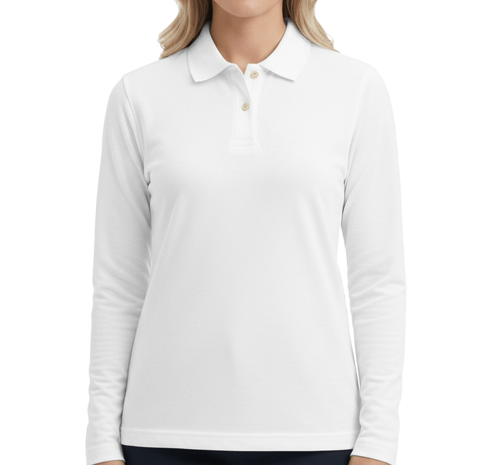 Blue Generation Youth Superblend Long Sleeve Pique Polo-default